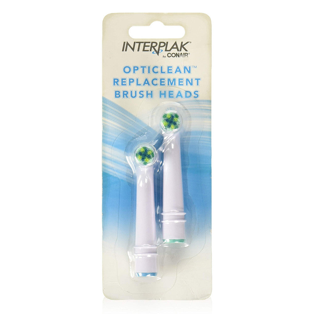 Interplak Opticlean Replacement Remover Brush Heads, Rbg3 - 2 Ea